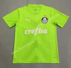 (S-4XL) 2023-2024 SE Palmeiras Goalkeeper Fluorescent Green Thailand Soccer Jersey AAA-908