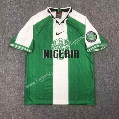 Retro Version 1996 Nigeria Green Thailand Soccer Jersey AAA-417