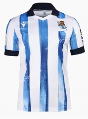 2023-2024 Real Sociedad Home Blue&White Thailand Soccer Jersey AAA-512