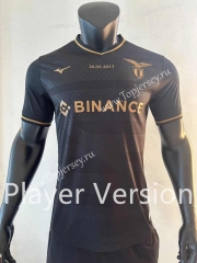 Player Version 2023-2024 Lazio Black Thailand Soccer Jersey AAA-SJ