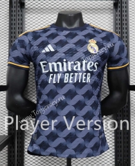 Player Version 2023-2024 Real Madrid Away Royal Blue Thailand Soccer Jersey AAA-888