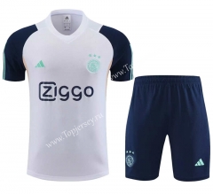 2023-2024 Ajax White Thailand Soccer Uniform-7411