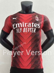 Player Version 2023-2024 Correct Version AC Milan Home Red&Black Thailand Soccer Jersey AAA-6886