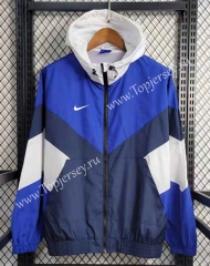 2023-2024 Nike Blue Trench Coats With Hat-GDP