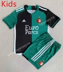 2023-2024 Concept Version Feyenoord Rotterdam Black&Green Kids/Youth Soccer Uniform-AY