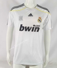 Retro Version 09-10 Real Madrid Home White Thailand Soccer Jersey AAA-503