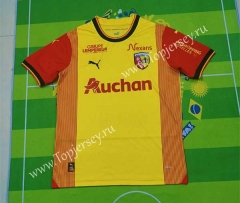 2023-2024 RC Lens Home Yellow Thailand Soccer Jersey AAA-HR