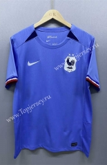 2023-2024 France Home Blue Thailand Soccer Jersey AAA-9755