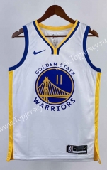 2023 Golden State Warriors White #11 NBA Jersey-311