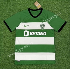 (S-4XL) 2023-2024 Sporting Clube de Portugal Home White and Green Thailand Soccer Jersey AAA-403