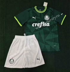 2023-2024 Palmeiras Home Green Soccer Uniform-3454
