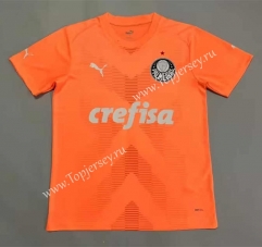 (S-4XL) 2023-2024 SE Palmeiras Goalkeeper Orange Thailand Soccer Jersey AAA-908