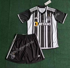2023-2024 Atlético Mineiro Home Black&White Soccer Uniform-3454