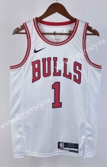 2023 Chicago Bulls White #1 NBA Jersey-311