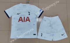 2023-2024 Tottenham Hotspur Home White Soccer Uniform-718