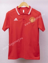 2023-2024 Manchester United Red Thailand Polo Shirt-2044