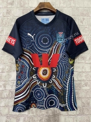 2023-2024 Native Version Holden Dark Blue Thailand Rugby Shirt