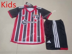 2023-2024 Sao Paulo Away Red&Black Kids/Youth Soccer Uniform-507