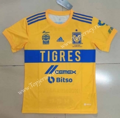 2023-2024 Champions Version Pumas UNAM Yellow Thailand Soccer Jersey AAA-912