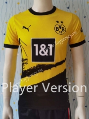 Player Version 2023-2024 Borussia Dortmund Home Yellow Thailand Soccer Jersey AAA-807