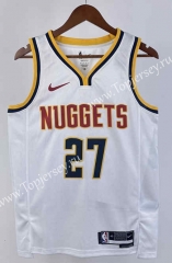 2023-2024 Denver Nuggets White #27 NBA Jersey-311