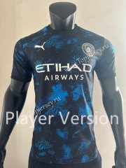 Player Version 2023-2024 Manchester Blue&Black Thailand Soccer Jersey AAA-SJ