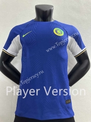 Player Version 2023-2024 Without Sponsor Chelsea Home Blue Thailand Soccer Jersey AAA-2016