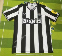 2023-2024 Newcastle United Home Black&White Thailand Soccer Jersey AAA-5303