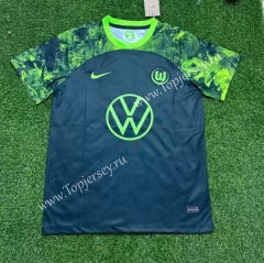 (S-4XL) 2023-2024 Wolfsburg Away Green Thailand Soccer Jersey AAA-1288