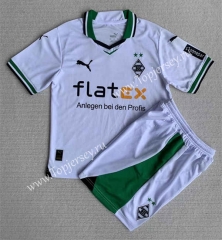 2023-2024 Borussia Mönchengladbach Home White Soccer Uniform-AY