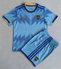 2023-2024 Boca Juniors 2nd Away Light Blue Soccer Uniform-AY