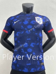 Player Version 2023-2024 Netherlands Away Royal Blue Thailand Soccer Jersey AAA-2016