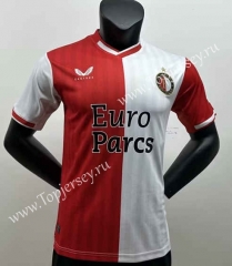 2023-2024 Feyenoord Rotterdam Home Red and White Thailand Soccer Jersey AAA
