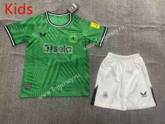 2023-2024 Newcastle United Away Green Kids/Youth Soccer Uniform-1506