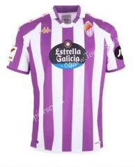 2023-2024 Real Valladolid Home Purple&White Thailand Soccer Jersey AAA-0009