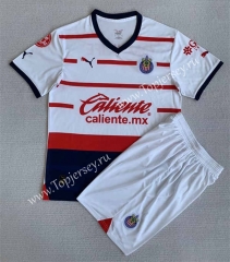 2023-2024 Deportivo Guadalajara Away White Soccer Uniform-AY