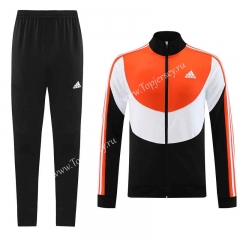 Orange&Black Thailand Soccer Jacket Uniform-LH