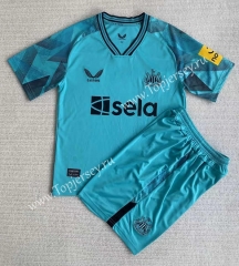 2023-2024 Newcastle United Goalkeeper Laker Blue Soccer Uniform-AY
