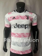 Player Version 2023-2024 Juventus Away White Thailand Soccer Jersey AAA-4691