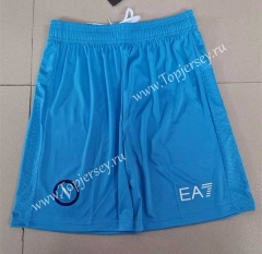 2023-2024 Napoli Away Blue Thailand Soccer Shorts-2886