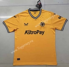 2023-2024 Wolverhampton Wanderers Home Yellow Thailand Soccer Jersey AAA-1146