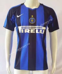 Retro Version 04-05 Inter Milan Home Blue&Black Thailand Soccer Jersey AAA-503