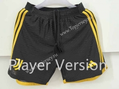 Player Version 2023-2024 Juventus Black Thailand Soccer Shorts-6886