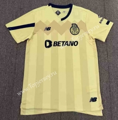 2023-2024 Porto Away Light Yellow Thailand Soccer Jersey AAA-1146