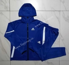 2023-2024 Royal Blue Thailand Soccer Jacket Uniform-815