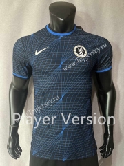 Player Version 2023-2024 Chelsea Away Dark Blue Thailand Soccer Jersey AAA-4691