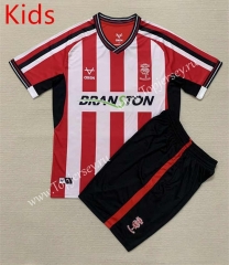 2023-2024 Lin*coln City Home Red&White Kids/Youth Soccer Uniform-AY