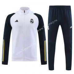 2023-2024 Real Madrid White Thailand Soccer Jacket Uniform-4627