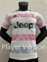 Player Version 2023-2024 Juventus Away White Thailand Soccer Jersey AAA-2016