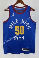 City Edition 2020-2021 Denver Nuggets Blue #50 NBA Jersey-311